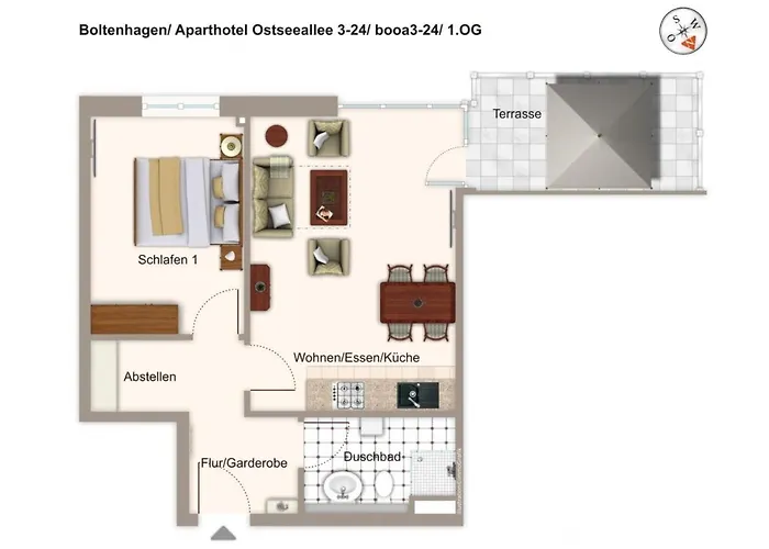 Ostseeallee Ostseeallee 3-24 شقة